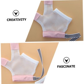 SHOWERORO Thumb Sucking Guard Anti-bite Gloves for Boys and Girls Finger Sucking Stopper Winter Safety Gloves