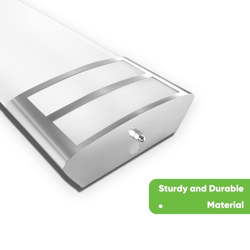 ANTLUX 4FT LED Flush Mount Puff Lights, 40W 4500LM, 5000K