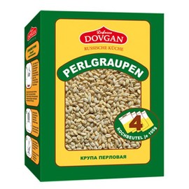 Dovgan Pearl Barley 4 x 100 g Portion Bags, 400 g