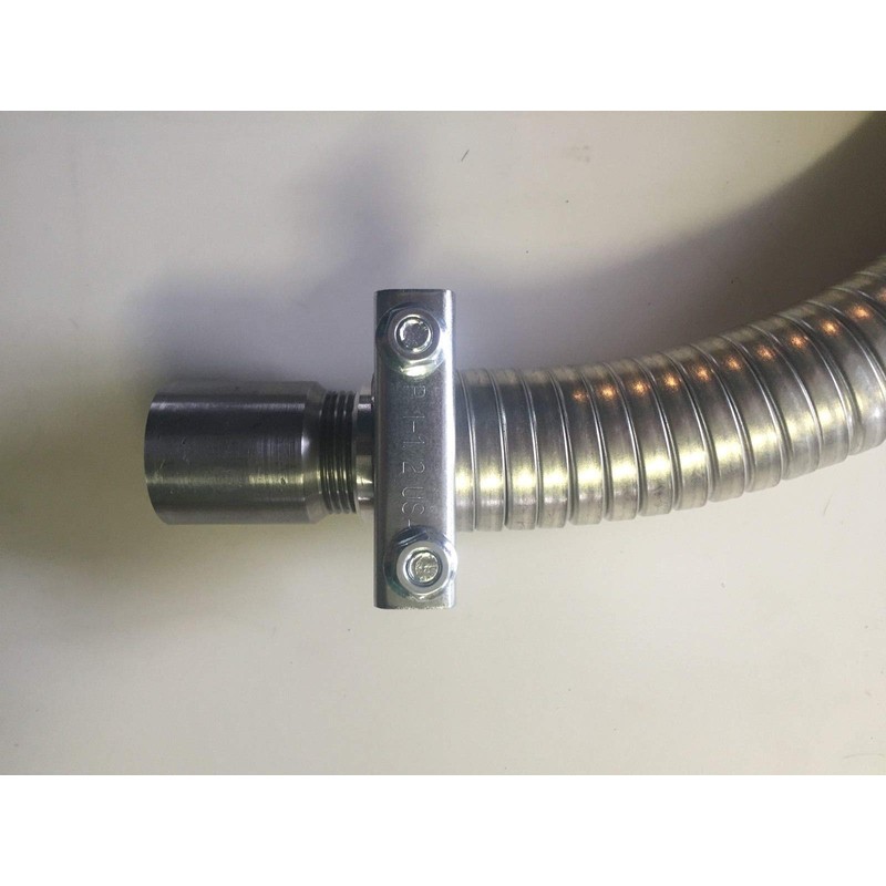 GenExhaust Universal Generator Large Exhaust Port 1-1/2" Steel Exhaust Extension