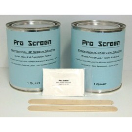 Pro Screen HD Projector / Projection Screen Paint - All in 1 Kit 1080p SOLUTION + BASE COAT