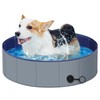 Dog Pool for Small Dogs, Plastic Pool for Kids, Dog