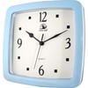 JUSTIME 8.5-inch Quality Square Water Resistant Quartz Wall Clock Special