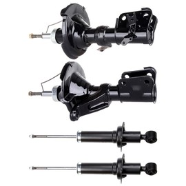 AUTOMUTO 4 Pcs Struts Shock Absorbers Compatible with 2001-2003 for Acura EL,2001-2005 for Honda Civic with 331008 331009 341362 Auto Shocks - Front Rear
