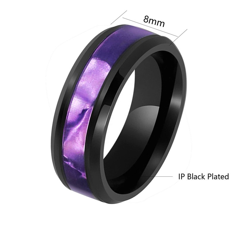 ringheart 3pcs Matching Rings His and Hers Ring Couple Rings