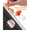 Firbon 2Pcs Refill Blades for A4 A5 Paper Cutter, Spring-Loaded