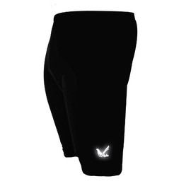 Pantalón corto de ciclismo para hombre con estampado sublimación 3D acolchado, Negro -, XX-Large
