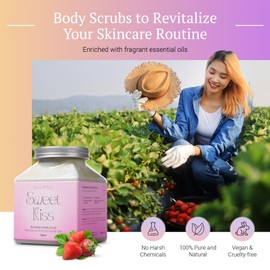 RelaxZing Exfoliating Scrub, Moisturizing & Nourishing Body Scrub, Tightens Pores and Removes Impurities, Soothing and Relaxing Shower Scrub, Soothing Oasis Aloe, 350ml