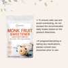 Monk Fruit Sweetener with Erythritol Granules, 4 Pounds, No After