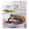Microwave Splash Heating Cover PC Food Splatter Guard with Extension
