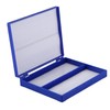 Bopfimer Royal Blue Plastic Rectangle Hold 100 Microslide Slide Microscope