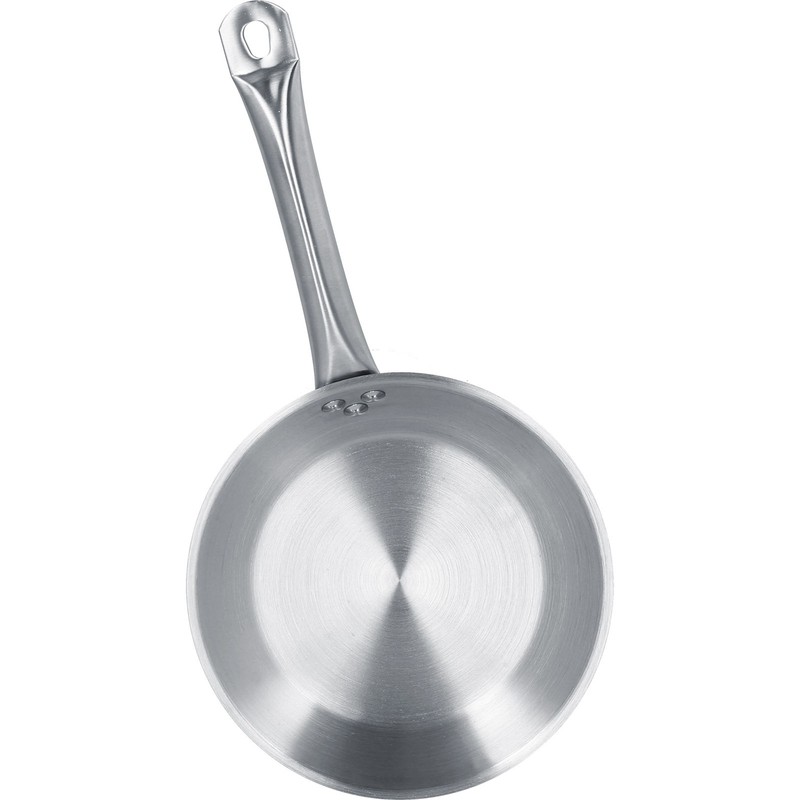 Stainless Steel Frying Pan Single Handle Fried Pan Cookware for