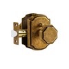 SORWDUERM 1 Pack Antique Brass Door Knobs Interior Privacy Door