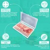 Iconikal Bacon Saver Deli Meat Storage Container 1-lb Capacity 11x6.5-Inch