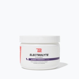 TB12 Powdered Electrolytes Supplement Powder for Fast Hydration by Tom Brady-Blueberry Pomegranate, 30 Servings. Natural, Easy to Mix. Low Sugar, Low Calorie, Vegan. Free of Dairy, Gluten and Soy.