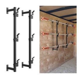 ELITEWILL Weed Eater Racks for Enclosed Trailer Trimmer Rack Weedeater Rack for Trailer Landscape Truck Holder Lawn Equipment Accessories