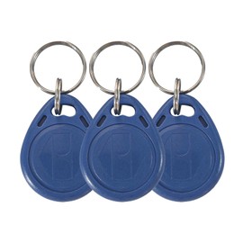 Tqsbeyah 10Pcs T5577 Writable RFID Card Rewrite 125khz Blank Key Fob Blue Contactless RFID Proximity Key Fobs Compatible with 1386 1326 H10301 Format RFID Readers Writer and Access Control Systems