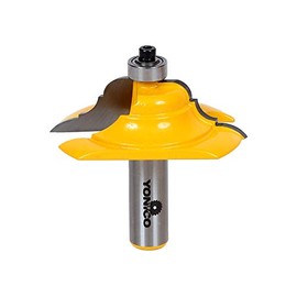 YONICO Table Edge and Handrail Router Bits 2-1/2-Inch Diameter French Baroque 1/2-Inch Shank 13133