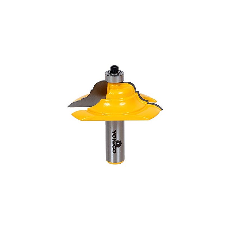 YONICO Table Edge and Handrail Router Bits 2-1/2-Inch Diameter French
