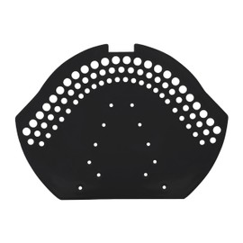 Decket Ridge Disc, Universal Ridge Cover Against Pollution, Rainwater, Weathering and Animals, UV-Resistant & Impact Resistant, Burr Disc for Ventilation of the Roof Ridge Area, Black