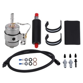 maXpeedingrods 255LPH Inline LS Swap High Pressure EFI Fuel Pump w/Install Kit for Chevy Replaces GSL392 400-939