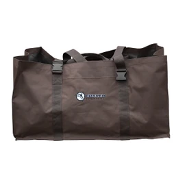 Cupped Waterfowl 6 Slot Goose Decoy Bag, Camo Hunting Bag with 6 Individual Slots for Goose Decoys and Tough Coated Mesh Ventilated Bottom, Brown