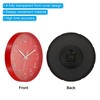 PATIKIL 12 Inch Wall Clock, Battery Operated Silent Non-Ticking Round