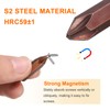 HARFINGTON PH2 Phillips Screwdriver Bit 5/16" Hex Shank 32mm/1.26" Length