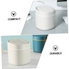 OFFSCH Mini Waste Basket 1pc Desktop Trash Can Wastebasket Stainless