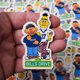 Sesame Mafia STICKER - Buffalo Bills Mafia Waterproof Josh Allen Football Zubaz