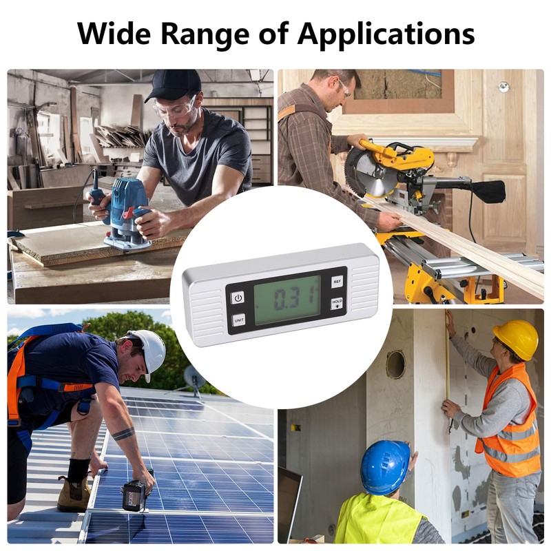 QANYEGN Digital Level Box, Portable Magnetic Digital Angle Finder Angle