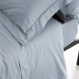 Catherine Lansfield Fantasy Sateen Blue Bed Sheet Set 90-160 x 280 cm + Pillow 50 x 110 cm