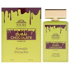 Niche Collection - Dubai Chocolate Kunafa Pistachio by Khalis for Men - 3.4 oz Parfum Spray