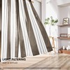 Deconovo Voile Curtains with Eyelets, Modern Living Room Curtains, Transparent