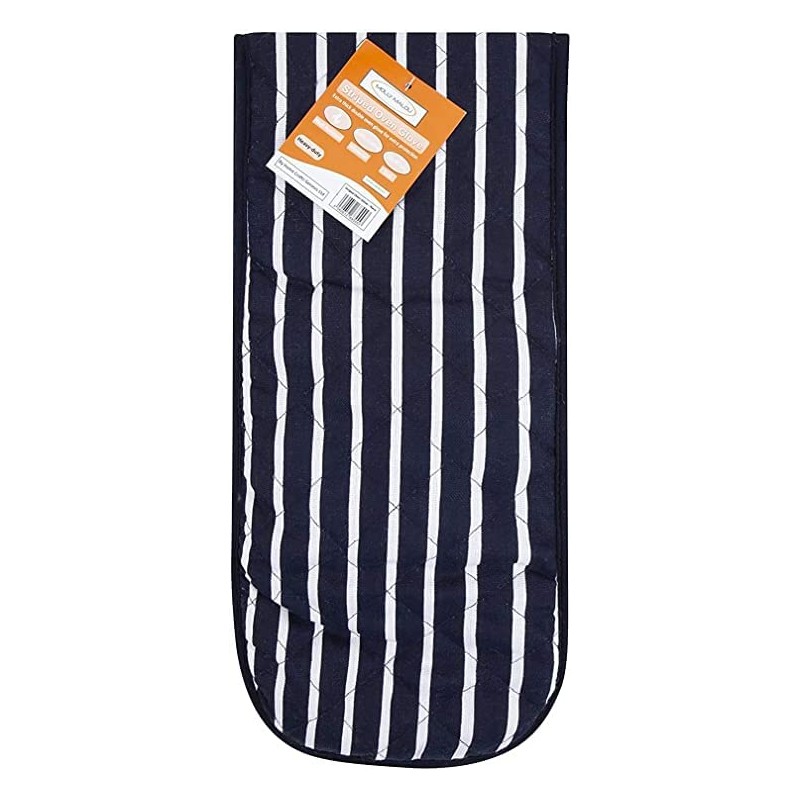 RASH Accessories Double Oven Gloves Butcher Quilted Stripe Pot Holder