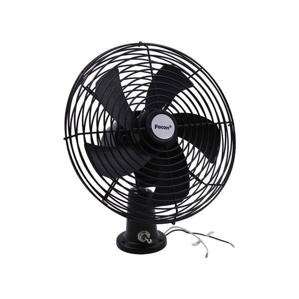 Facon 12V RV Cooling Fan with 2 Speed Switch, Dia: