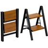 HBTower Step Ladder,Lightweight Aluminum Folding Step Stool with Anti-Slip Wide