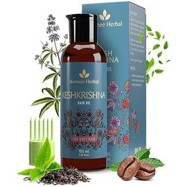 Generic Avimee Herbal Keshkrishna Hair Oil | With Indigo, Amla, Currly Leaf and Henna Oil | Mineral Oil Free | 100 ml Pack of 1
