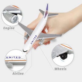 Joylludan Model Planes United Model Airplane Plane Aircraft Model for Collection & Showcase