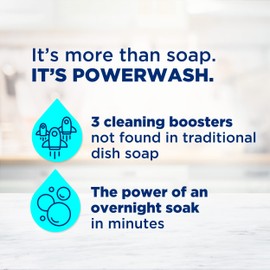 Dawn Dawn Free & Clear Powerwash Dish Spray, Dish Soap, Pear Scent Refill, 16 Fl oz (6 Pack)