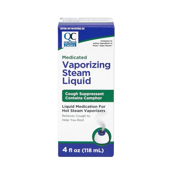 Quality Choice Medicated Vaporizing Steam Liquid, 4 Ounces Each (5)