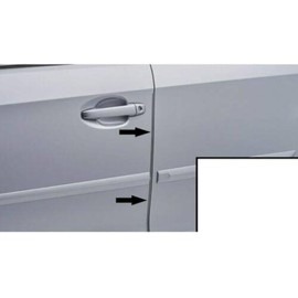 Subaru Door Edge Guards 2023 2024 Solterra Set of 4 Genuine OEM (Smoke Carbon)
