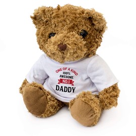 NUMBER ONE DADDY - Teddy Bear - Cute Soft Cuddly - Gift Present Number 1
