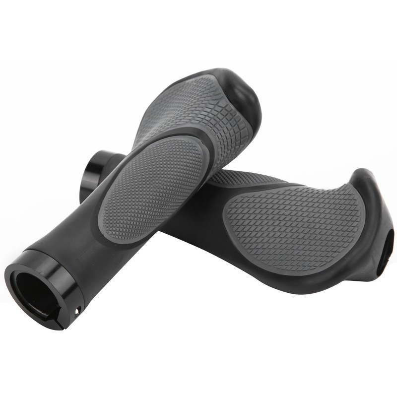 22.2mm Mountain Bike Horn Handlebars Bilateral Locking Rubber Handle Grips