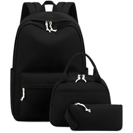 Bluboon Teens Backpack Set Girls School Backpack Lunch Box Pencil Bags Student Bookbags 3 in 1