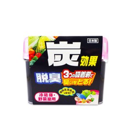 Deodorizer for Refrigerators and Vegetable Rooms, Charcoal Effect, Vegetable Deodorizer, Gel Type, 4.9 oz (140 g)