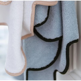 Kassatex Chairish Towels - Blue/Forest Green/Bath Towel