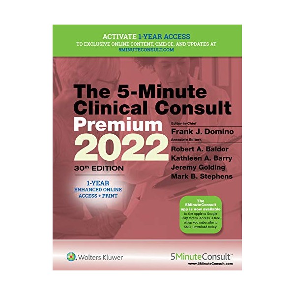 5-Minute Clinical Consult 2022 Premium (The 5-Minute Consult Series)
