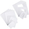 NNFEPRT 24 Pieces Packaging Photo Set, Includes 12 Pre-Cut White
