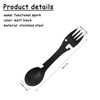 Utility Camping Spork Functional Spork Stainless Steel Spork Outdoor Spoon
